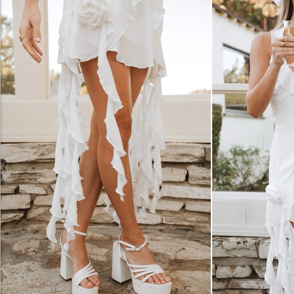 Ramona ruffle dress. Show me your mumu